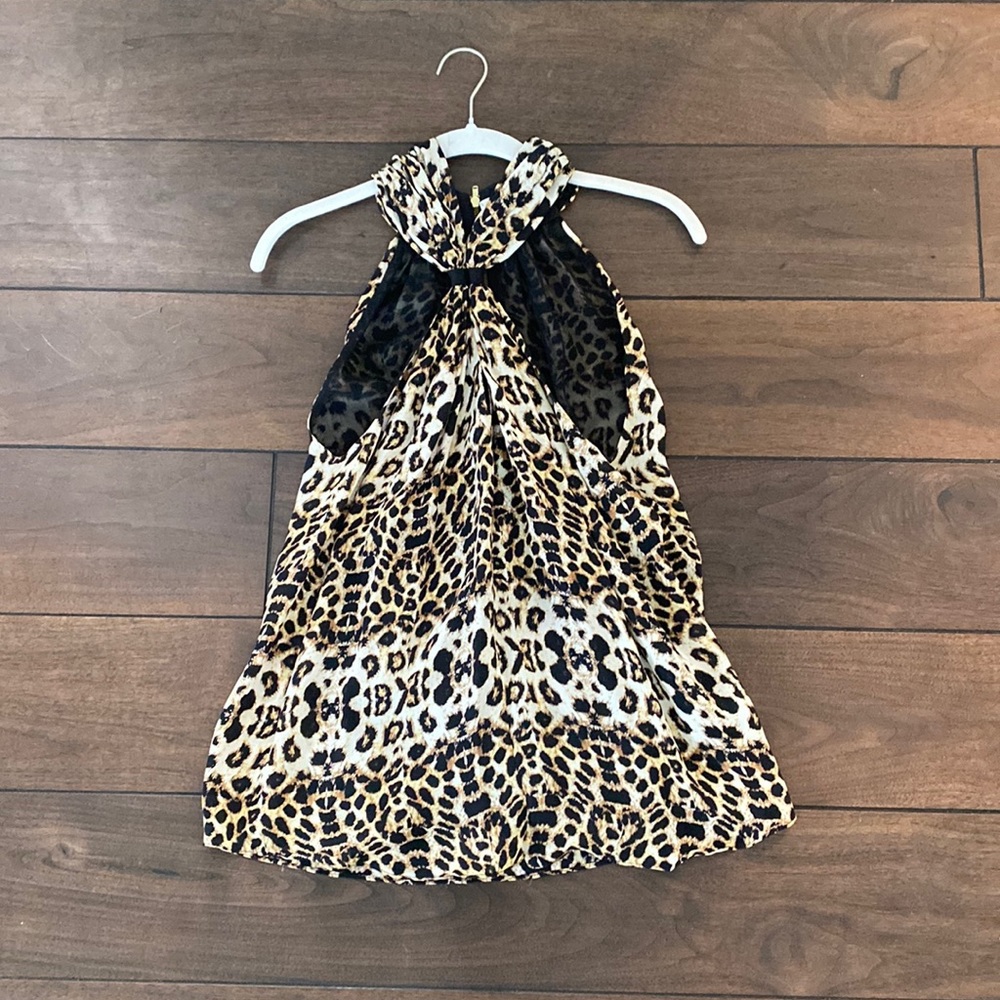 ALC womens leopard sleeveless top.